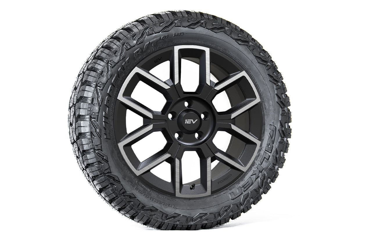Team 1EV R600 21" Forged Wheel & Tire Package for Rivian R1T / R1S