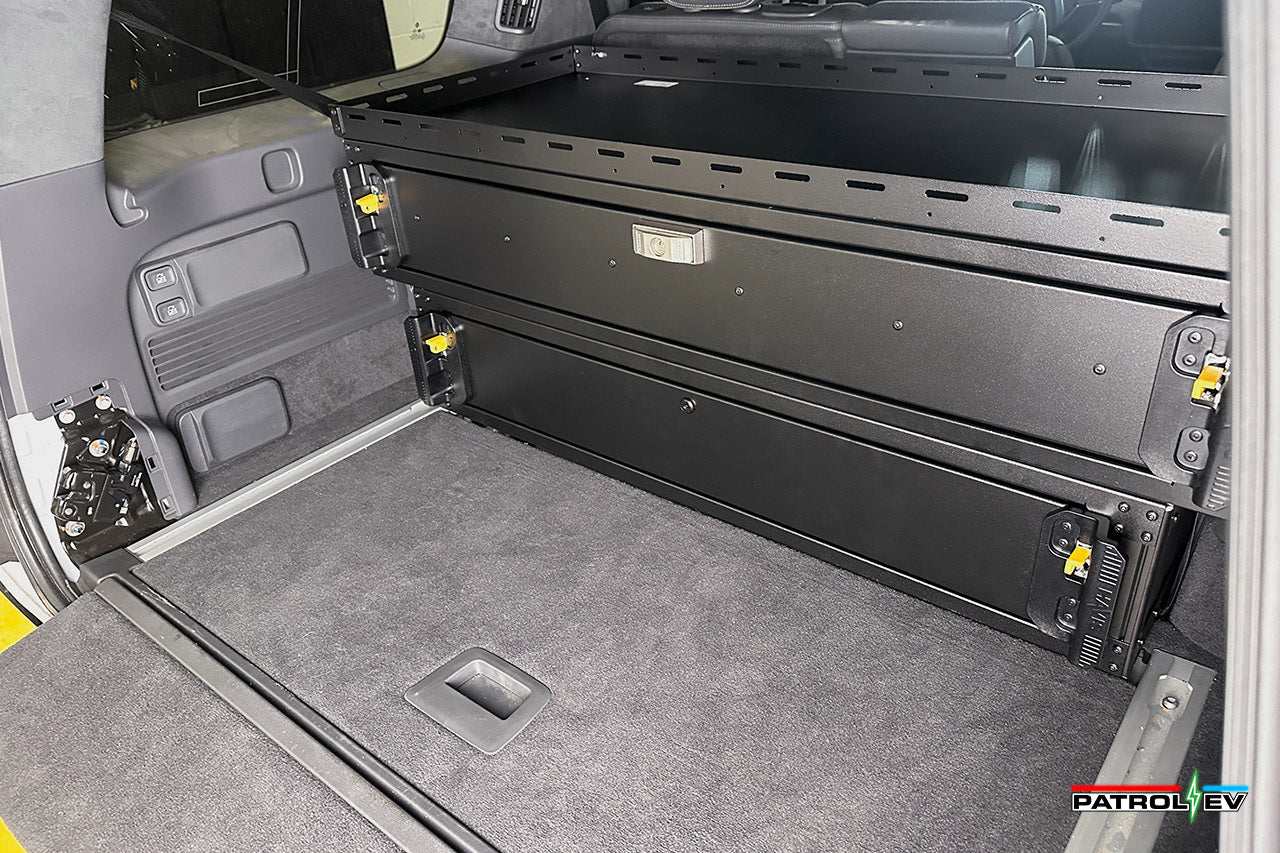 Rear Cargo Drawer Storage Command Box for Rivian R1S - Vehicle Specific Bolt-in
