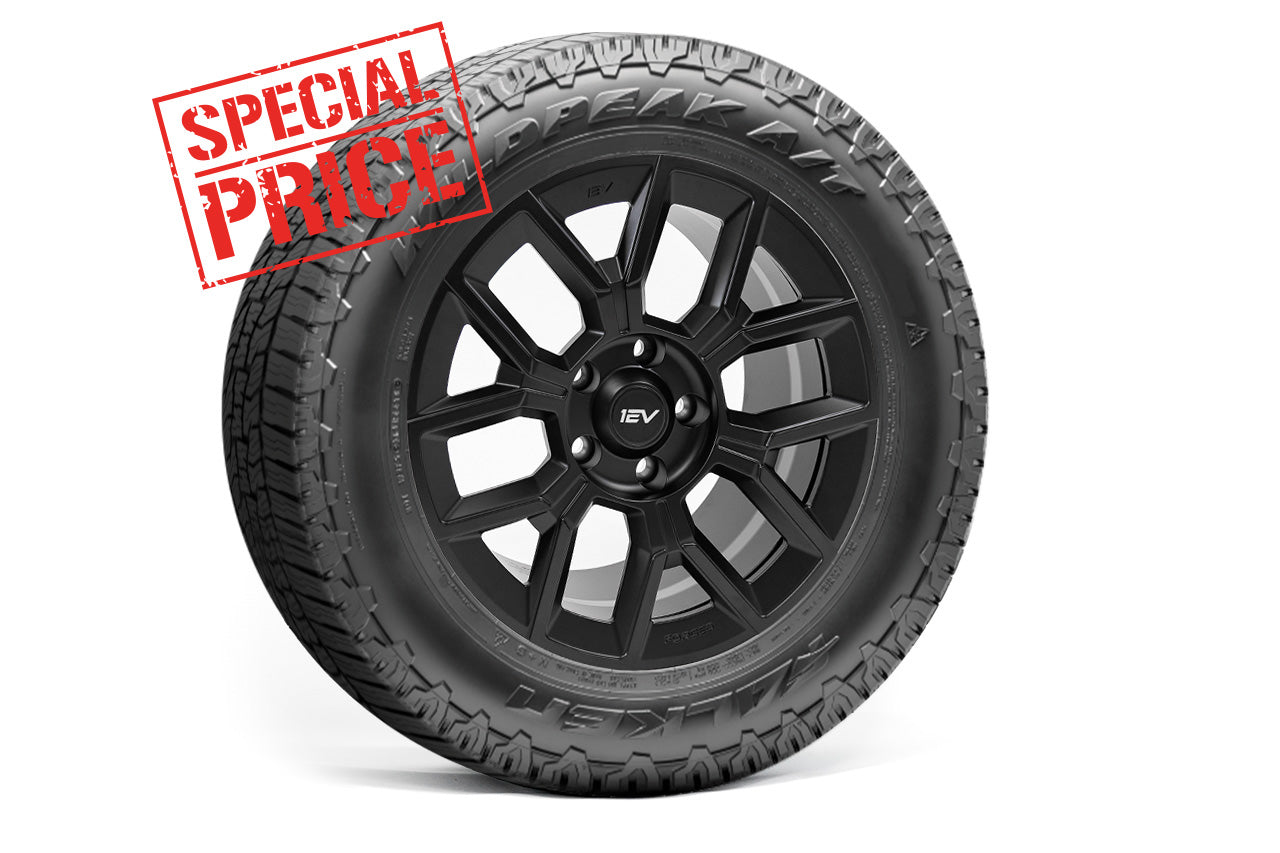 Team 1EV R600 Overland XL 20" Forged Wheel & Tire Package for Rivian R1T / R1S - Open Box Special!
