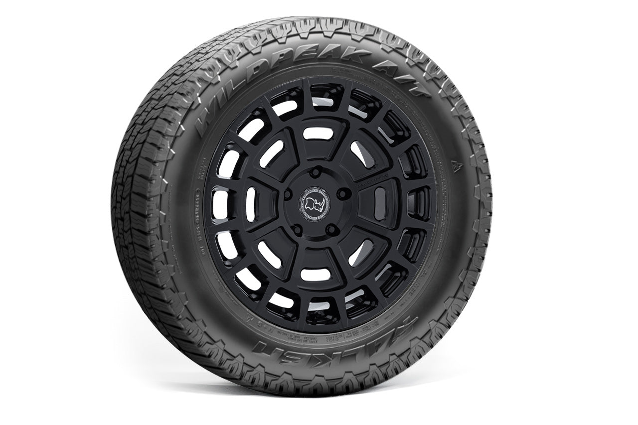Voltaic 20" Flow Forged Wheel by Black Rhino & Tire Package for Rivian R1T / R1S