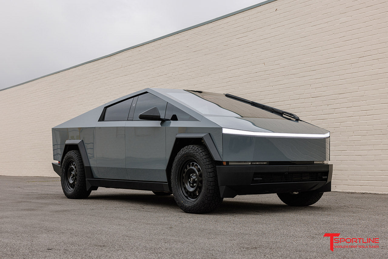 Tesla Cybertruck 'Cyber Steelie' 20" T Sportline TCS Steel Wheel and Tire Package (Set of 4)