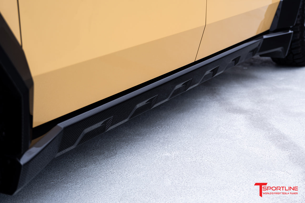 Tesla Cybertruck Carbon Fiber Wide Body Package by T Sportline
