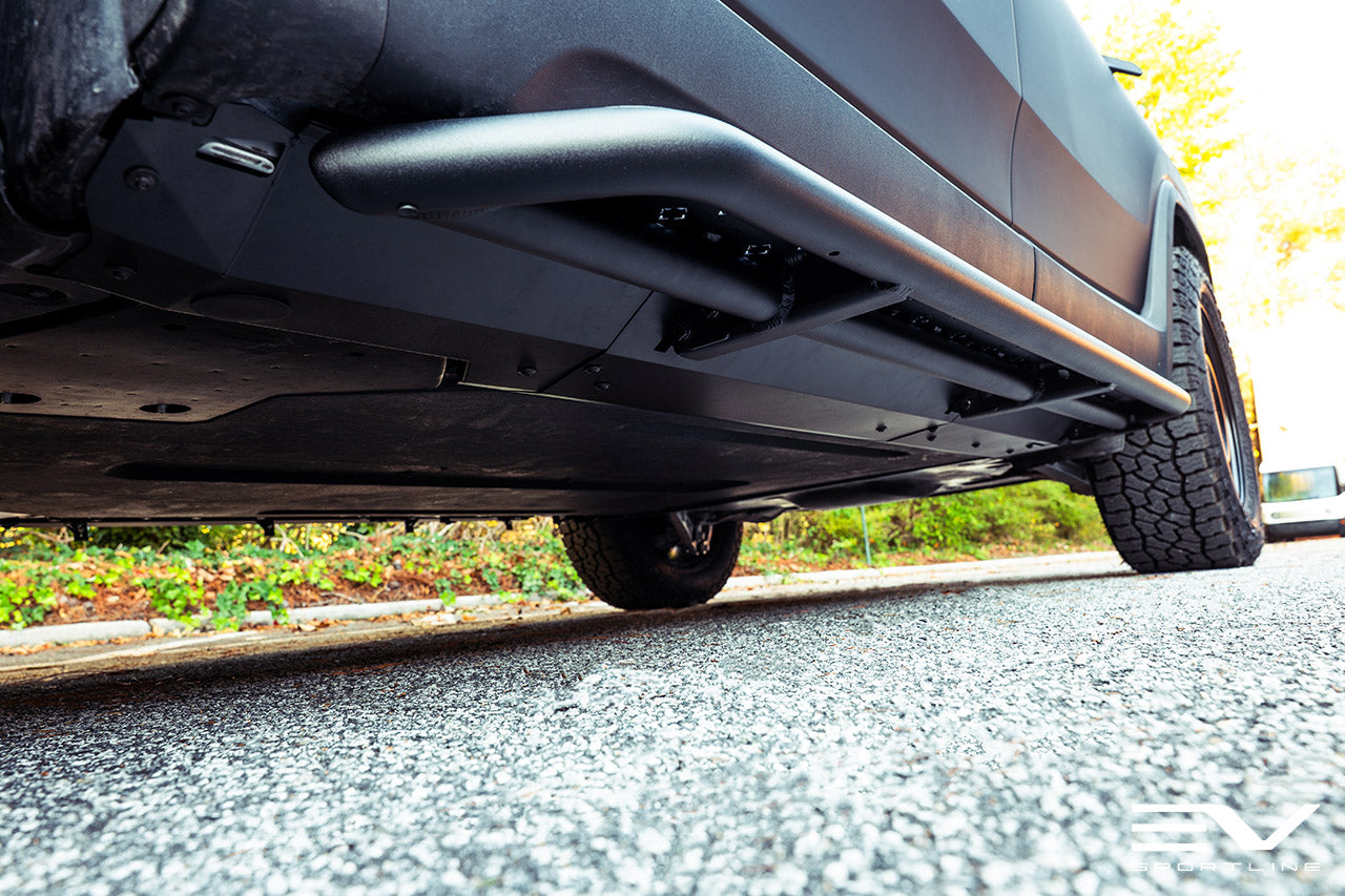 Team 1EV RMaxx Lightweight Aluminum Running Board Side Steps for Rivian R1T / R1S