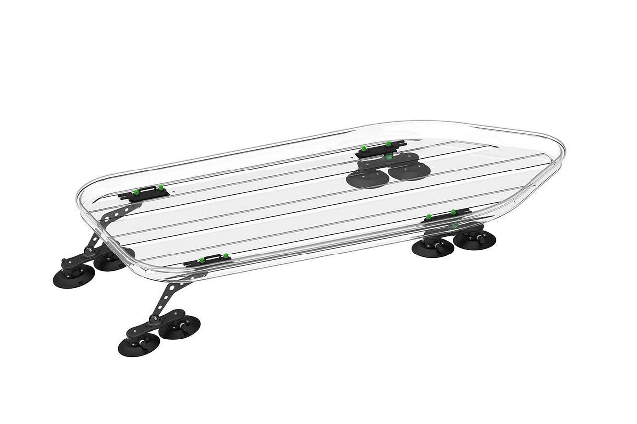TreeFrog Pro Rack 22x Extended / Hatchback Vacuum Mounted Roof Cargo Box Attachment Kit