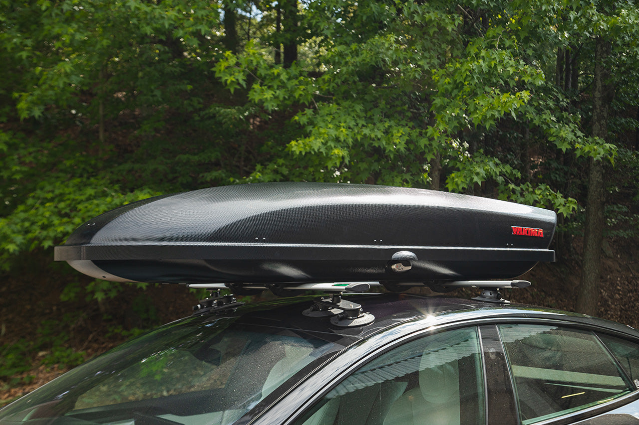 TreeFrog Pro Vacuum Mounted Black Foldable Monkey Round-Bar Roof Rack
