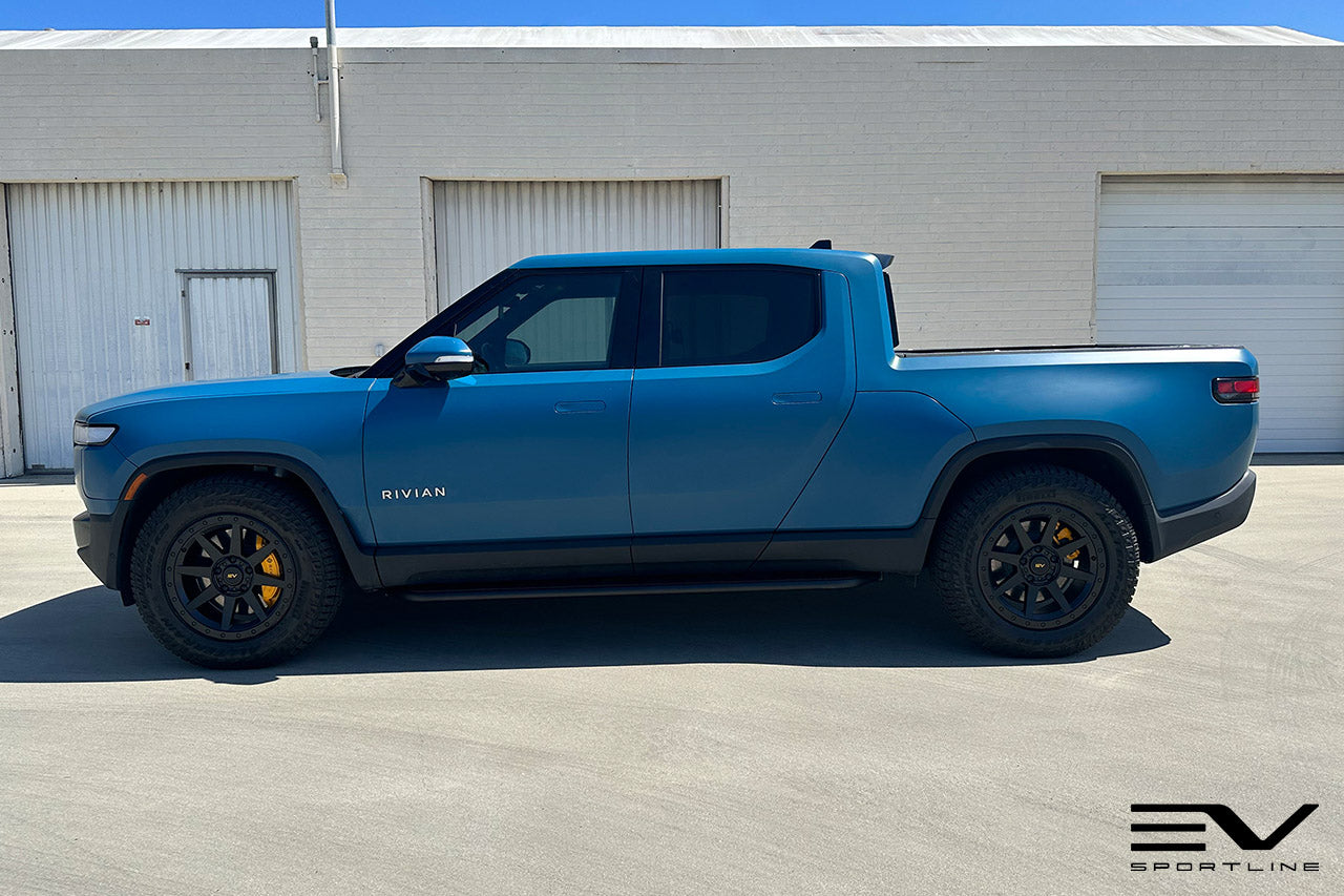 Team 1EV R800 Compass 8 Spoke 20" Flow Forged Wheels & Tire Packages for Rivian R1T / R1S