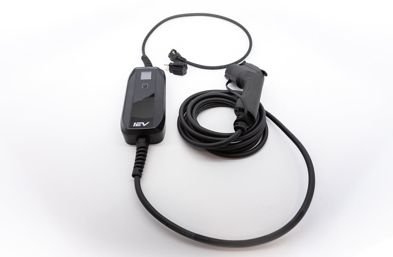 Team 1EV 16 amp & Fast 40 amp Level 1 & 2 Electric Vehicle Portable Smart Chargers