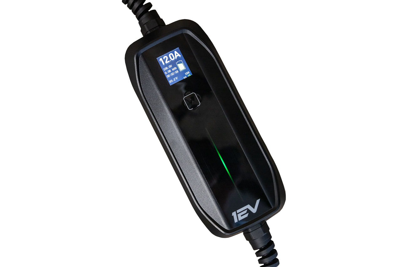 Team 1EV 16 amp & Fast 40 amp Level 1 & 2 Electric Vehicle Portable Smart Chargers