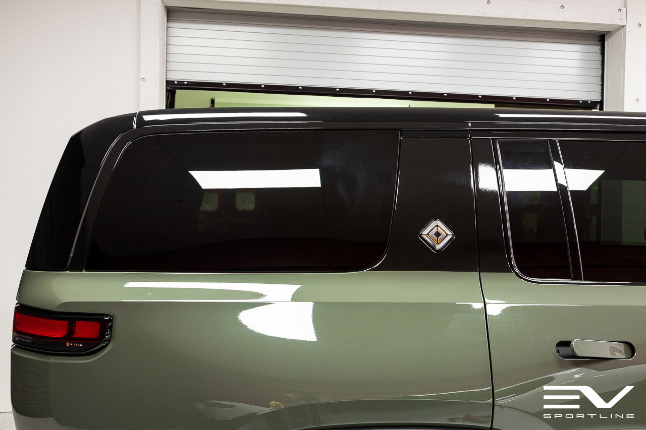 C-Pillar Delete Black-Out Trim Vinyl Wrap Complete DIY Kit for Rivian R1S