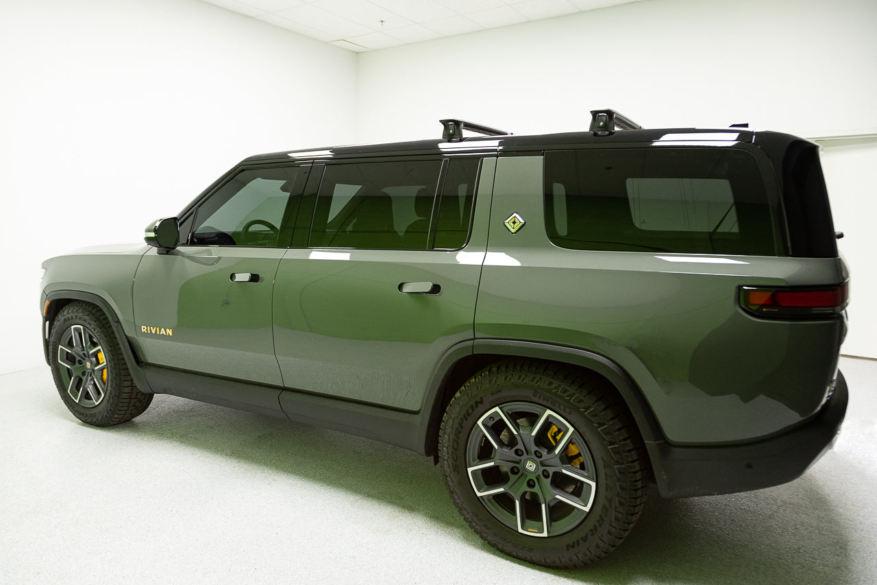 Chrome Delete Black-Out Trim Vinyl Wrap Complete DIY Kit for Rivian R1S