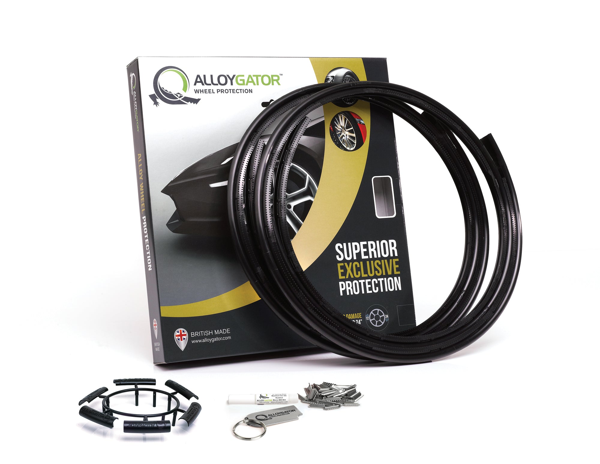 Kia EV6 / Niro Wheel Rim Protector - AlloyGator Curb Rash Protection System (Set of 4)