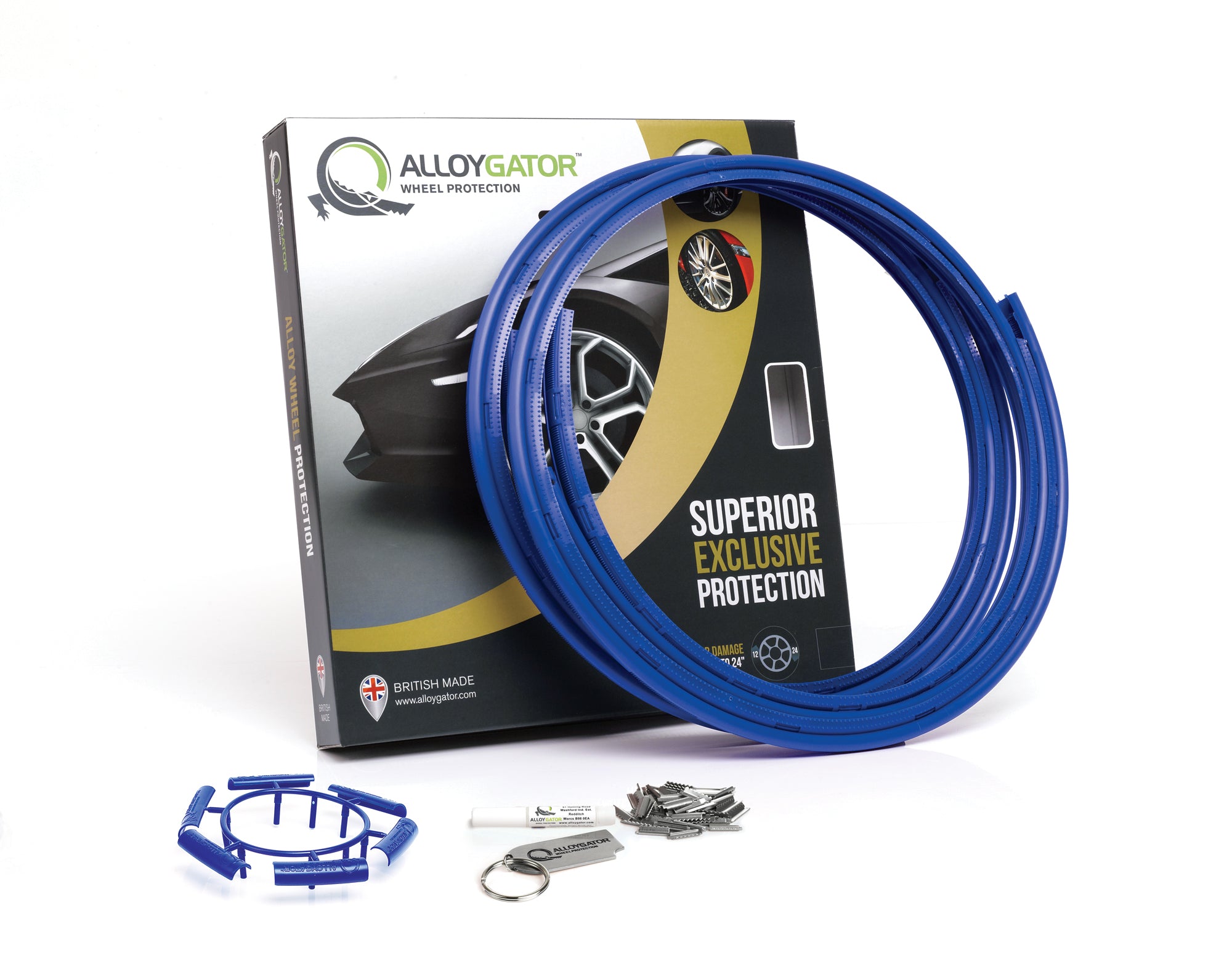 Tesla Model S 3 X Y Wheel Rim Protector - AlloyGator Curb Rash Protection System (Set of 4)