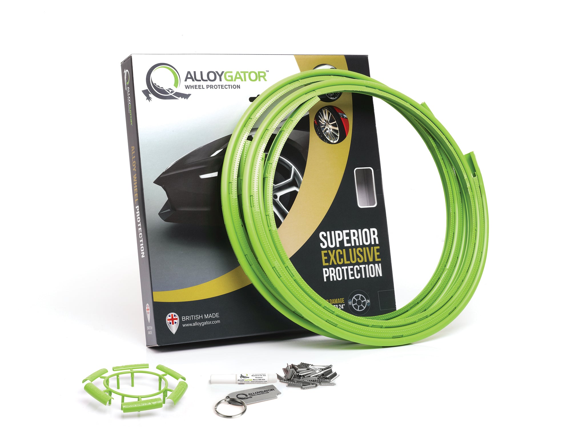 Tesla Model S 3 X Y Wheel Rim Protector - AlloyGator Curb Rash Protection System (Set of 4)