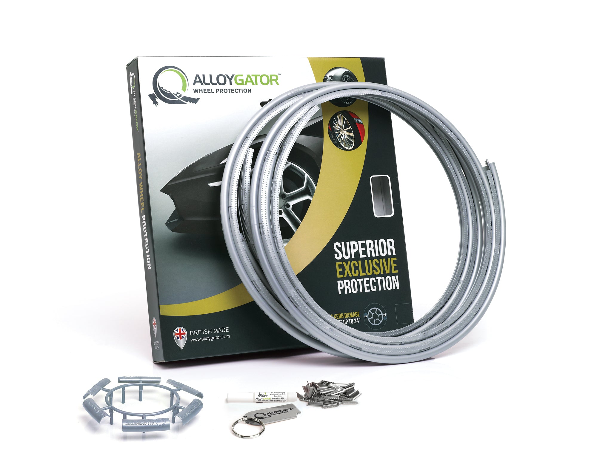 Tesla Model S 3 X Y Wheel Rim Protector - AlloyGator Curb Rash Protection System (Set of 4)