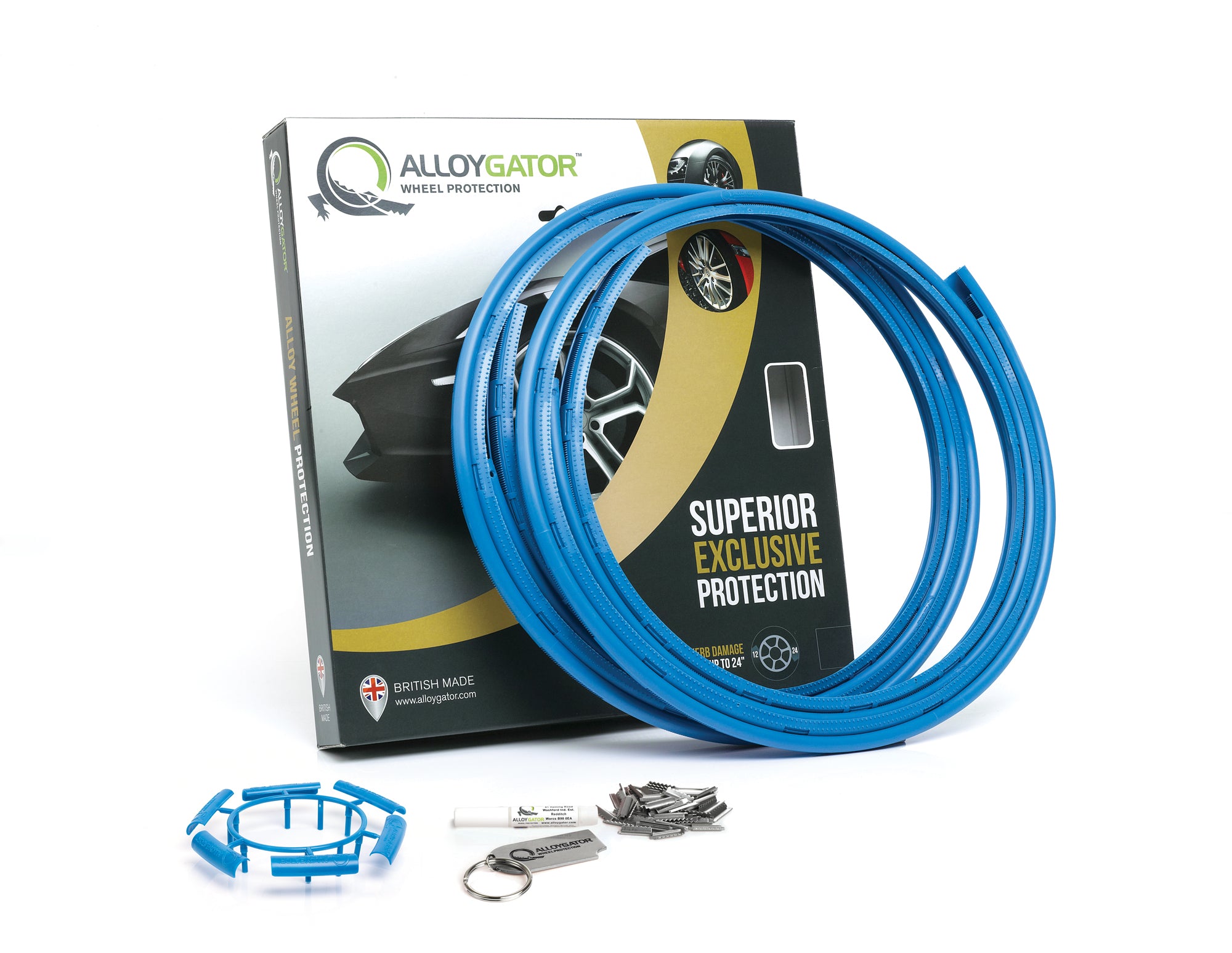 Tesla Model S 3 X Y Wheel Rim Protector - AlloyGator Curb Rash Protection System (Set of 4)