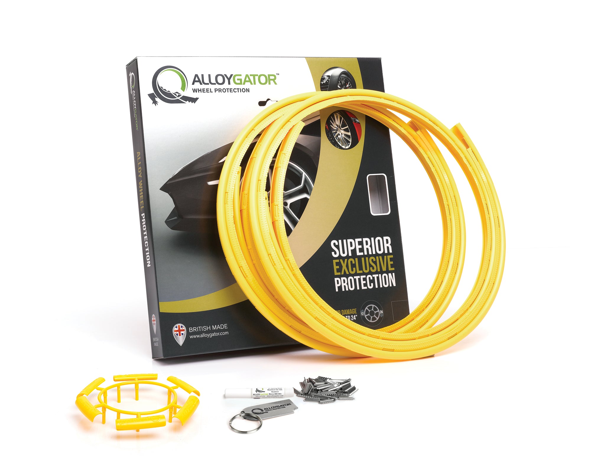 Tesla Model S 3 X Y Wheel Rim Protector - AlloyGator Curb Rash Protection System (Set of 4)