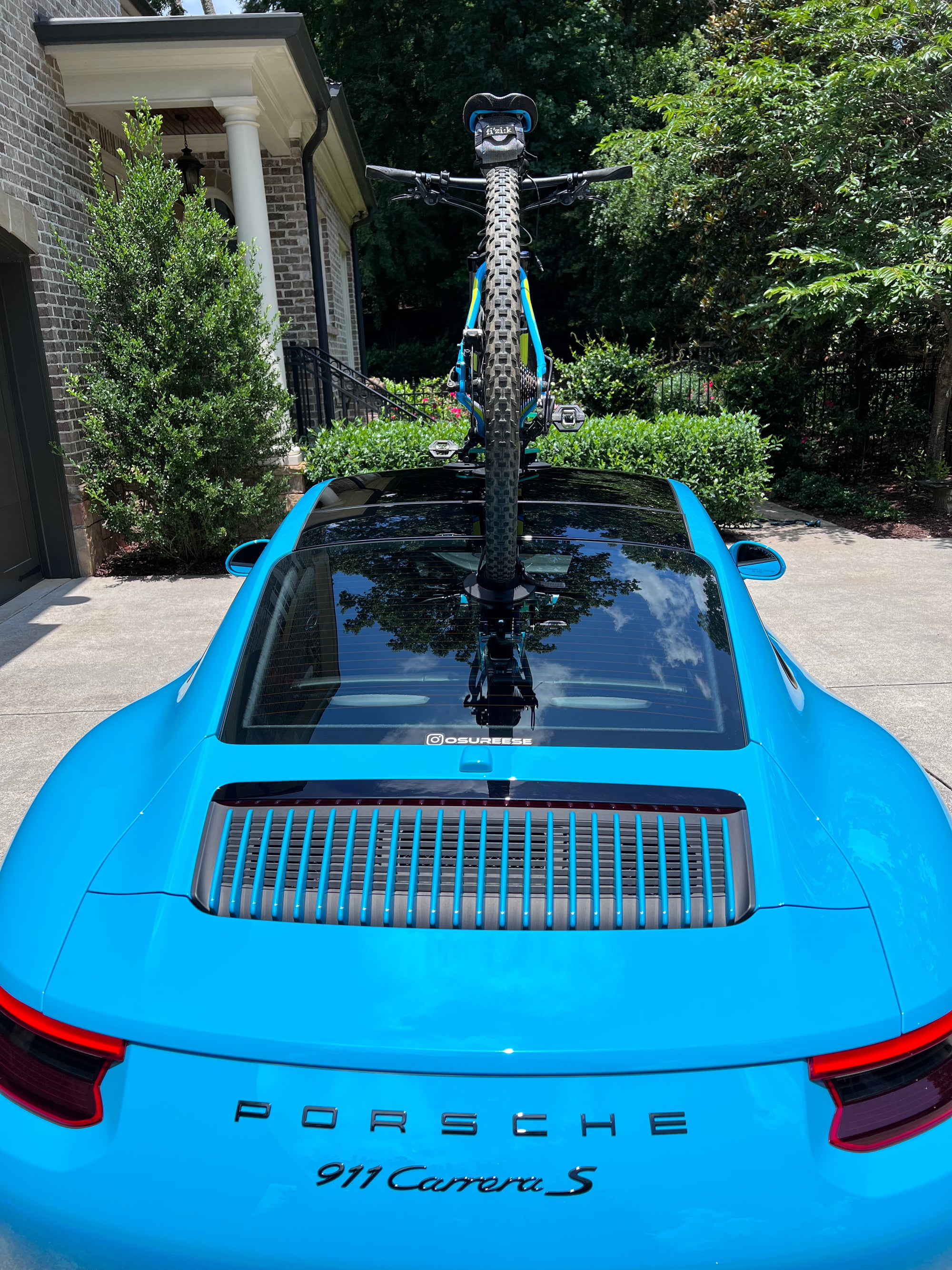 TreeFrog Pro 1 Vacuum Mounted Roof Mount Road & Mountain Bike Rack