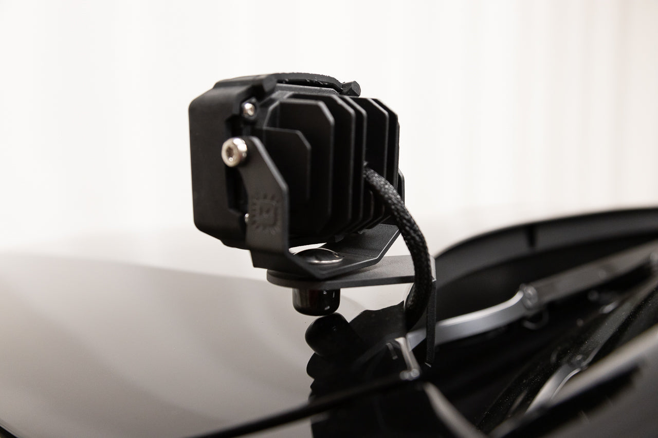 Team 1EV LED Pod A-Pillar Ditch Lights System with Morimoto 4Bangers for Rivian R1T / R1S