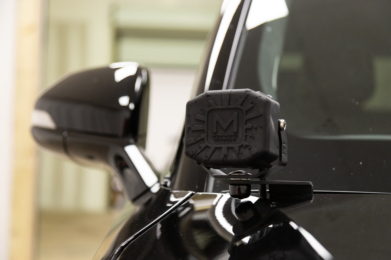 Team 1EV LED Pod A-Pillar Ditch Lights System with Morimoto 4Bangers for Rivian R1T / R1S