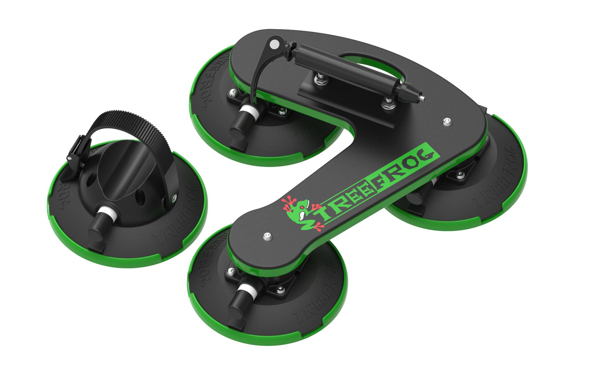 TreeFrog Pro 1 Vacuum Mounted Roof Mount Road & Mountain Bike Rack