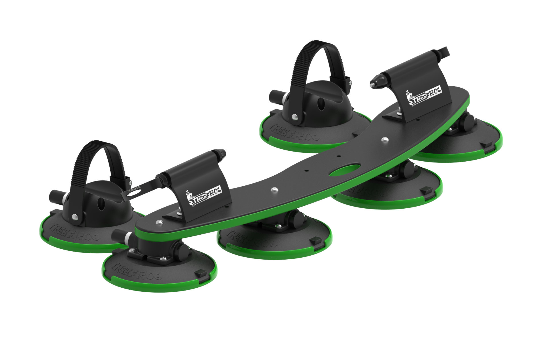 TreeFrog Pro 2 Vacuum Mounted Roof Mount Road & Mountain Bike Double Rack