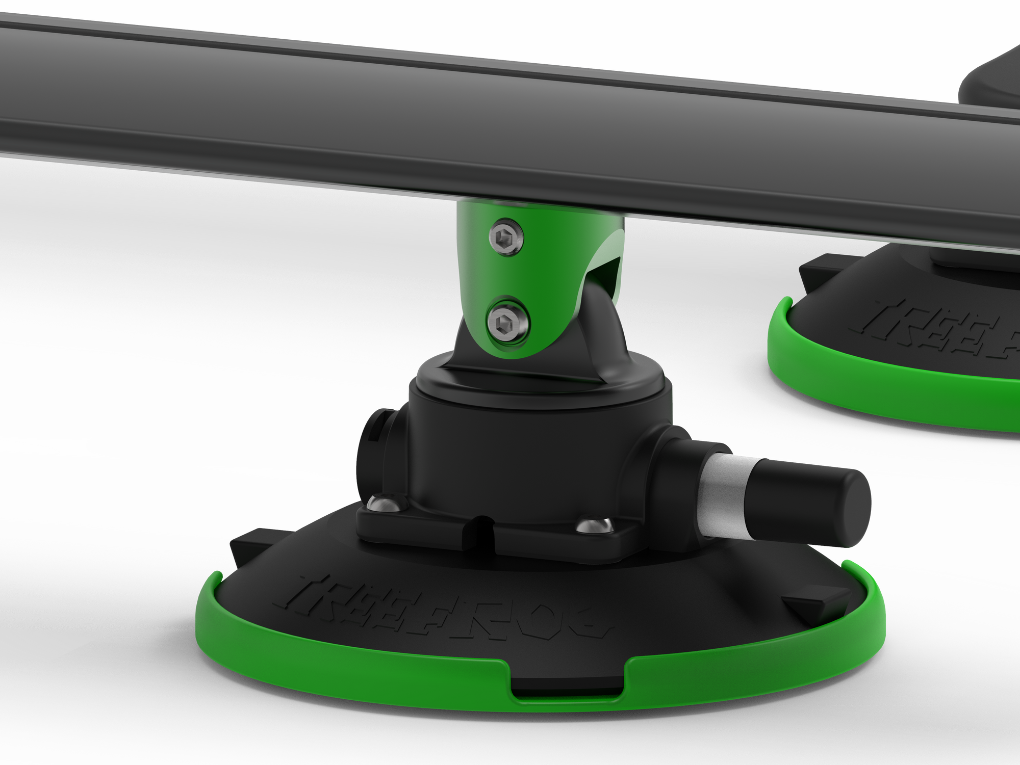 TreeFrog Pro Black Vacuum Mounted Crossbar Multi-Sport & Cargo Roof Rack