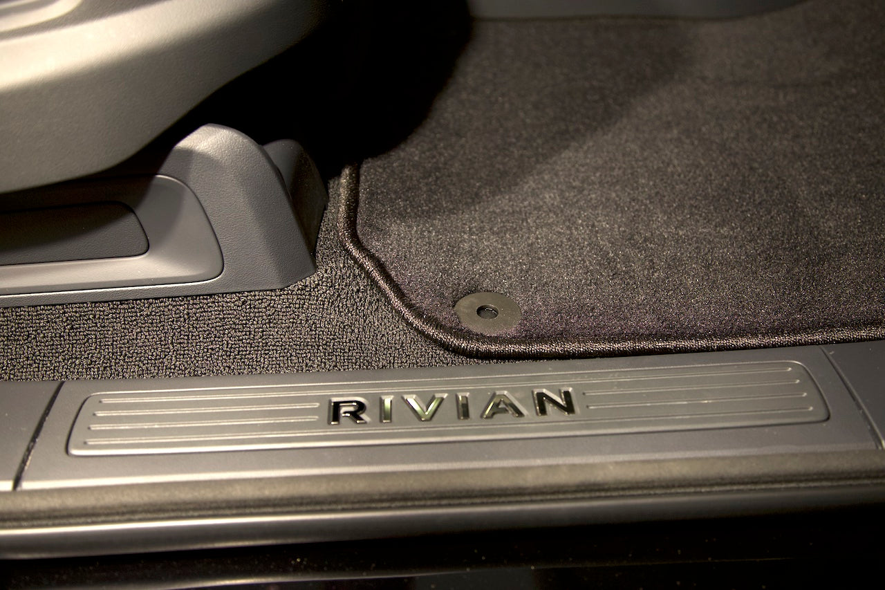 Team 1EV Precision Fitment Carpet Floor / Bed / Frunk Mats for Rivian R1T