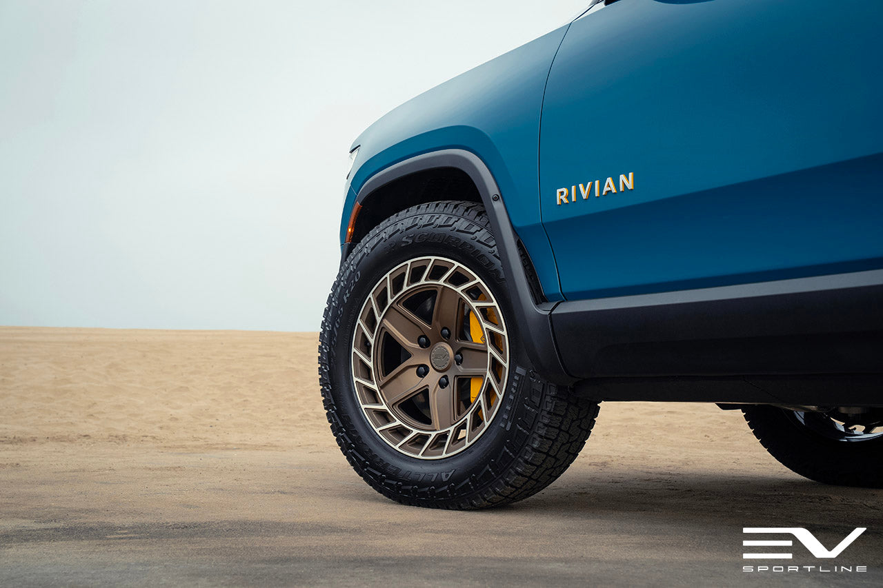 Team 1EV R500 Directional Aero 20" Precision Forged Wheels for Rivian R1T / R1S