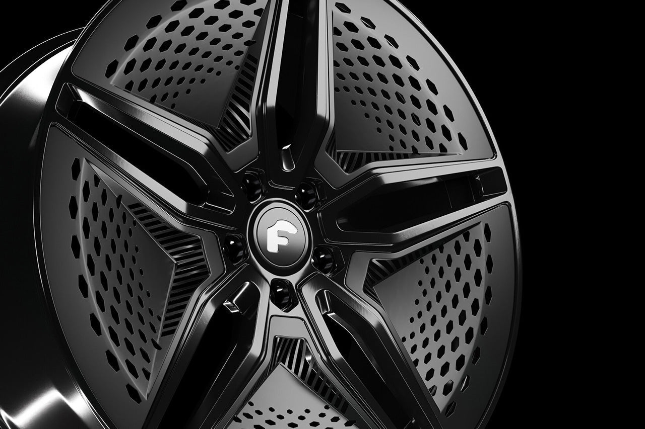 Forgiato E Vecolo EV 001 22" Tesla Model X 2021+ LR / Plaid Wheel and Tire Package (Set of 4)