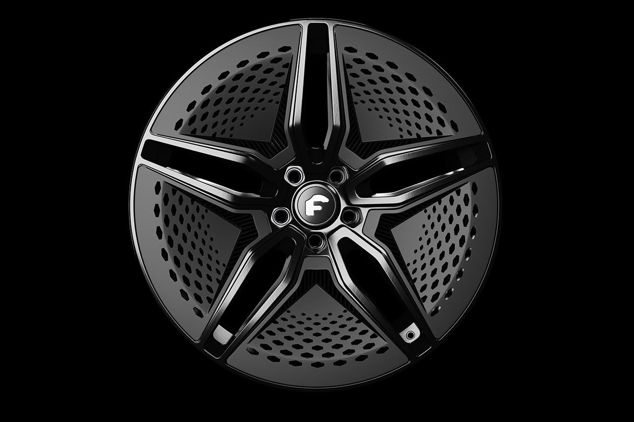Forgiato E Vecolo EV 001 22" Tesla Model X 2021+ LR / Plaid Wheel and Tire Package (Set of 4)