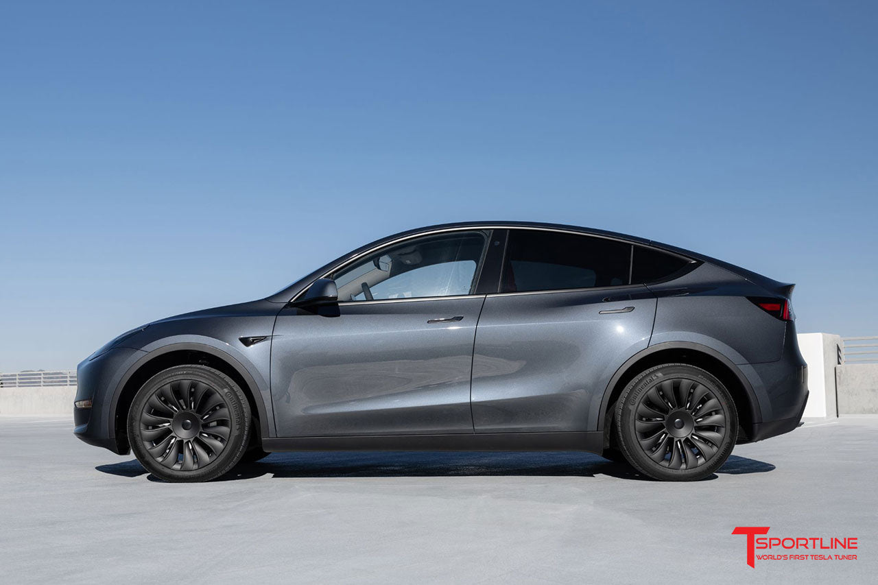 T Sportline TSY14 Tesla Model Y Uberturbine Styled Aero Wheel Cover for 19" Factory Tesla Wheel