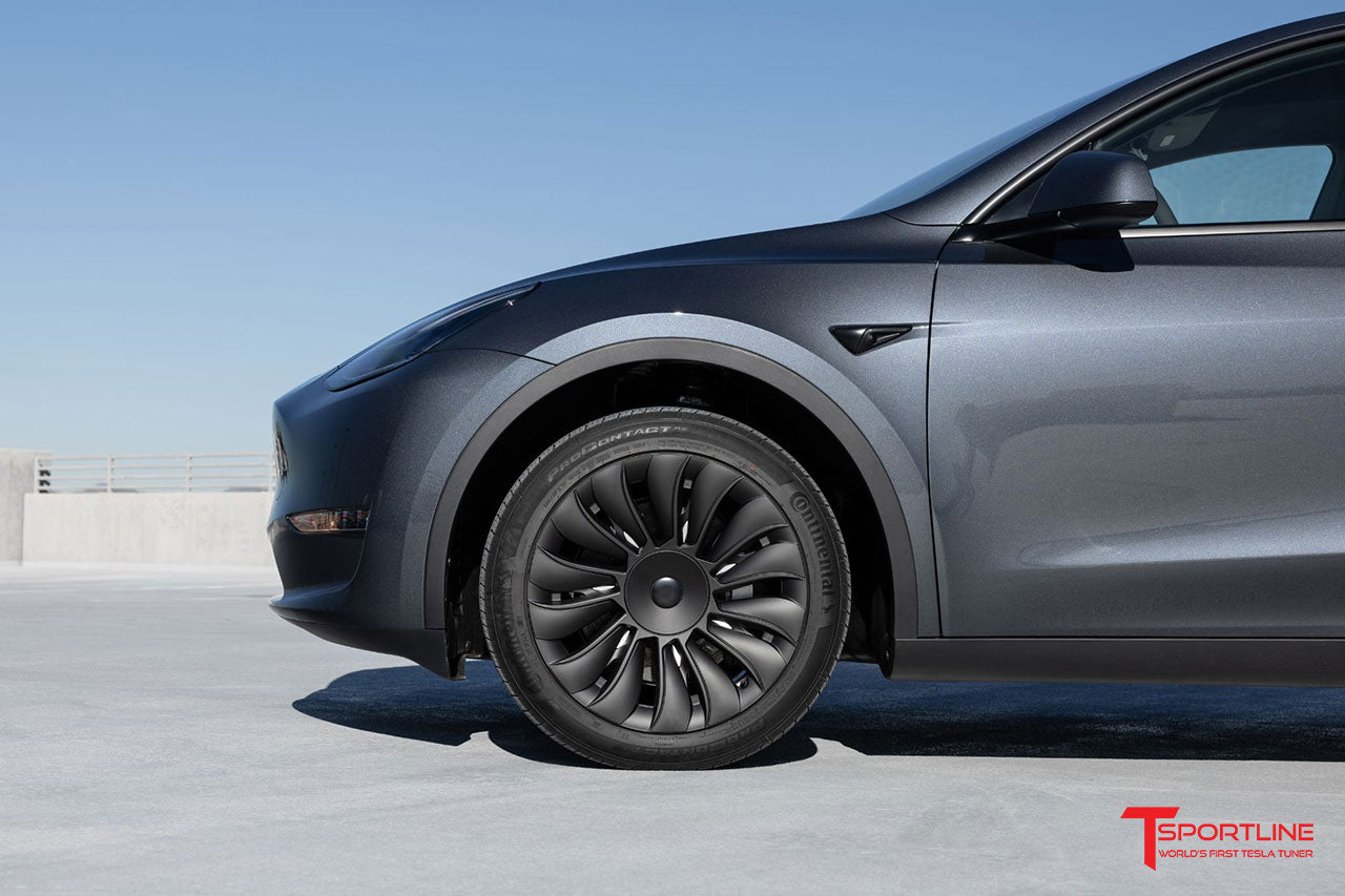 T Sportline TSY14 Tesla Model Y Uberturbine Styled Aero Wheel Cover for 19" Factory Tesla Wheel