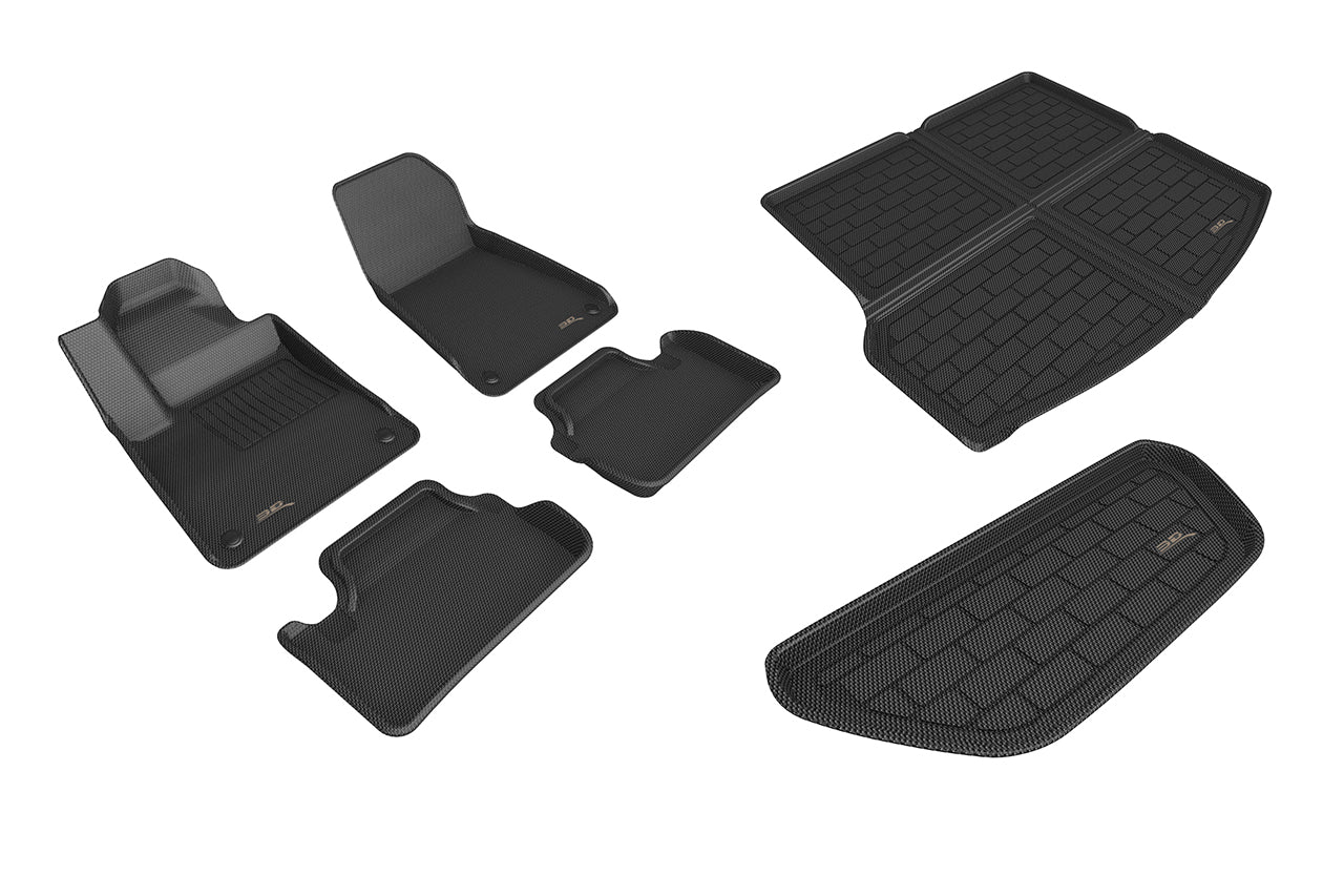 Polestar 2 All Weather Custom Fit Floor Liner Mats by 3D - KAGU Series - Maxspider tech