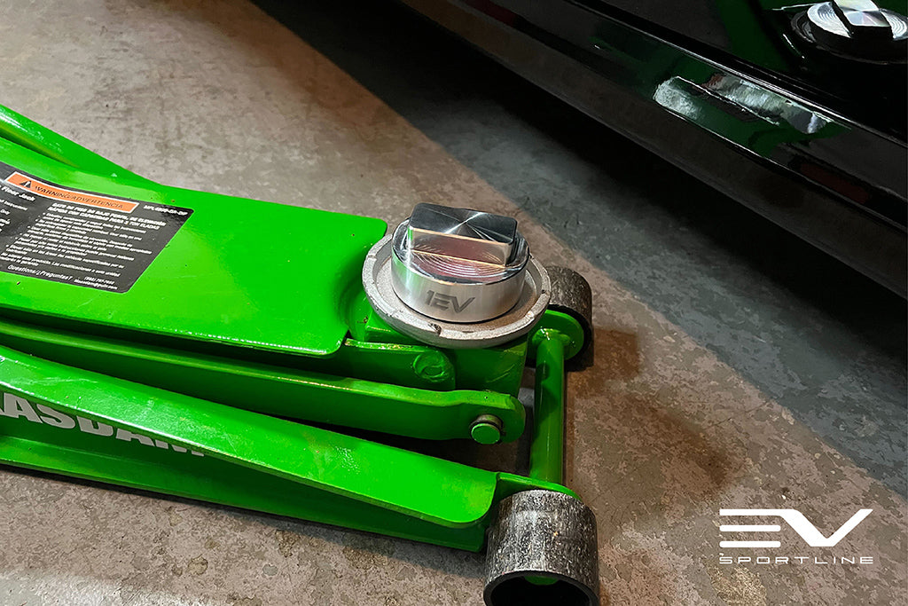 Porsche Taycan Billet Aluminum Precision Lifting Jack Pad Pucks by Team 1EV