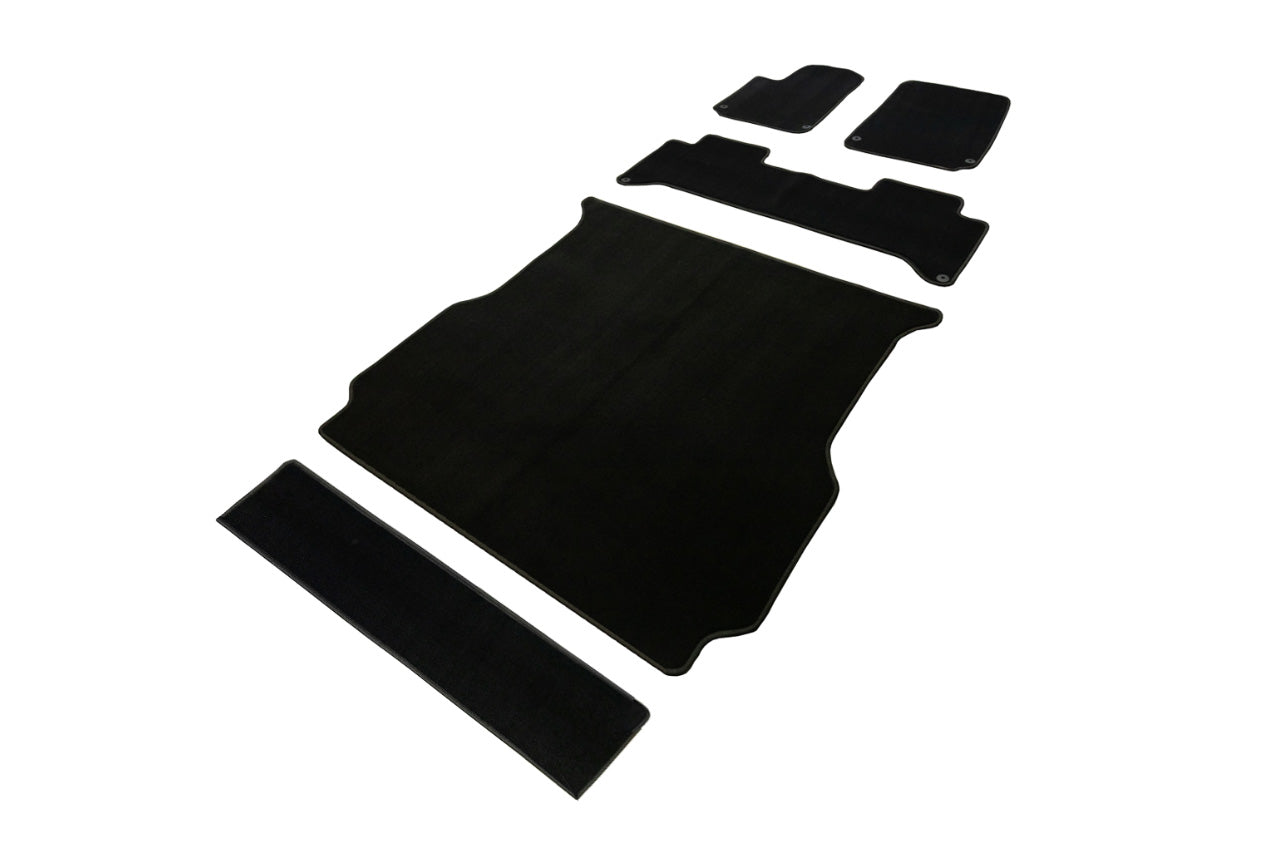 Team 1EV Precision Fitment Carpet Floor / Bed / Frunk Mats for Rivian R1T