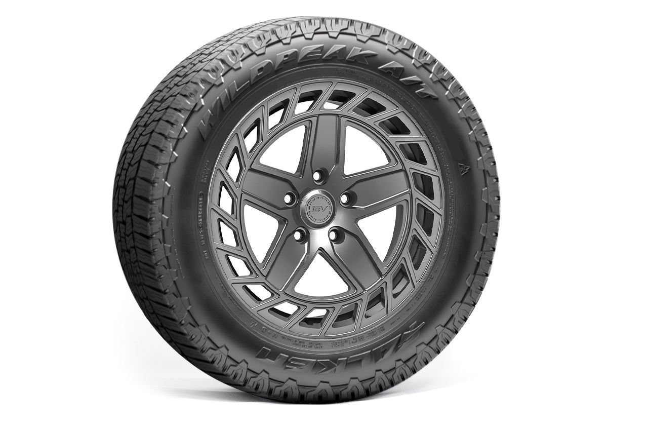 Team 1EV R500 Directional Aero 20" Precision Forged Wheel & Tire Package for Rivian R1T / R1S