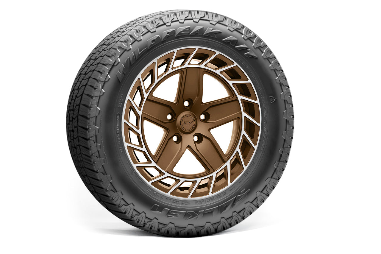 Team 1EV R500 Directional Aero 20" Precision Forged Wheel & Tire Package for Rivian R1T / R1S