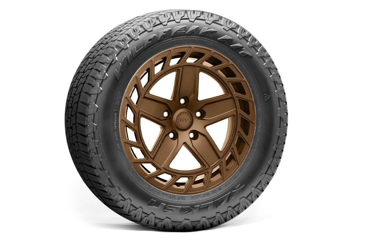Team 1EV R500 Directional Aero 21" Precision Forged Wheel & Tire Package for Rivian R1T / R1S