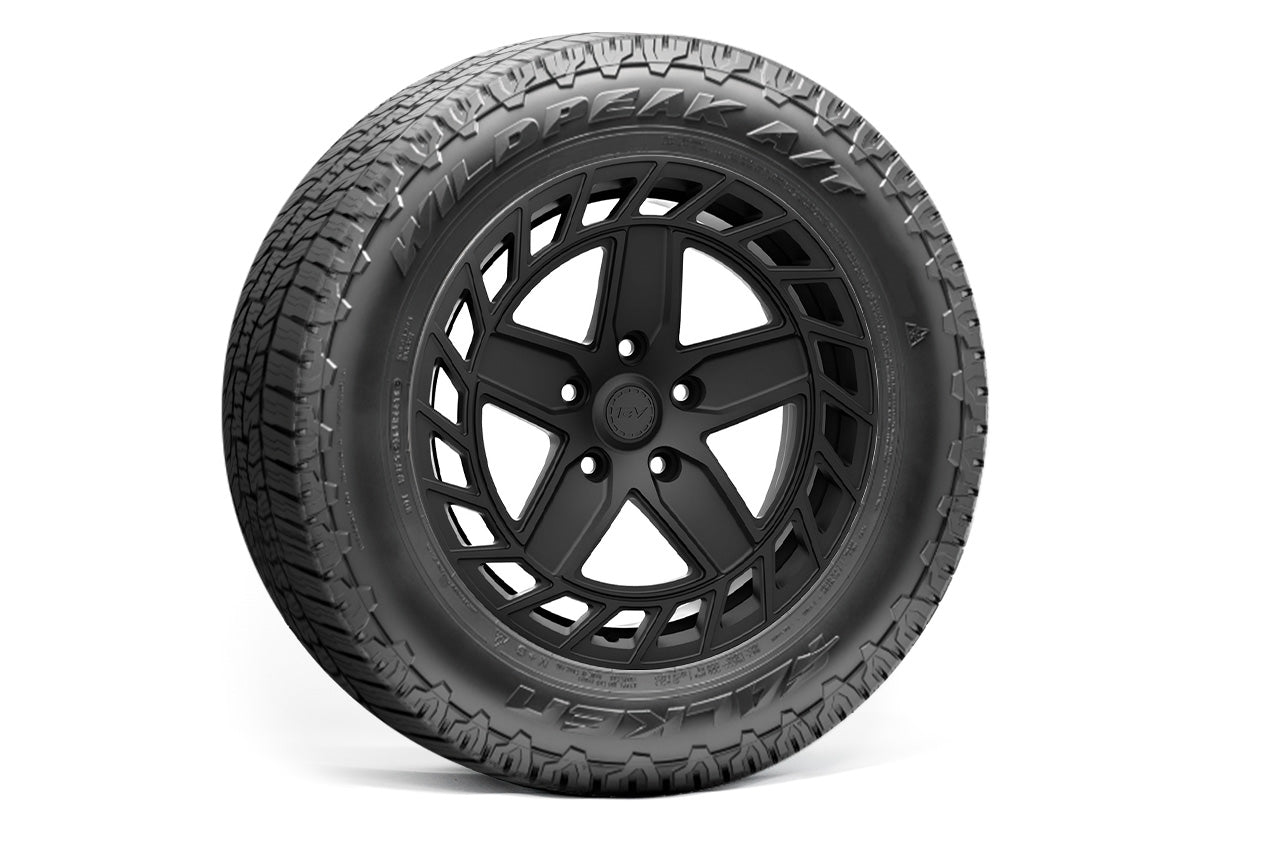 Team 1EV R500 Directional Aero 20" Precision Forged Wheel & Tire Package for Rivian R1T / R1S