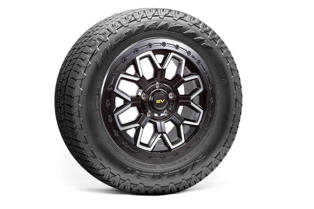 Team 1EV R80B Rmaxx Beadlock Off Road 20" Forged Wheel & Tire Package for Rivian R1T / R1S