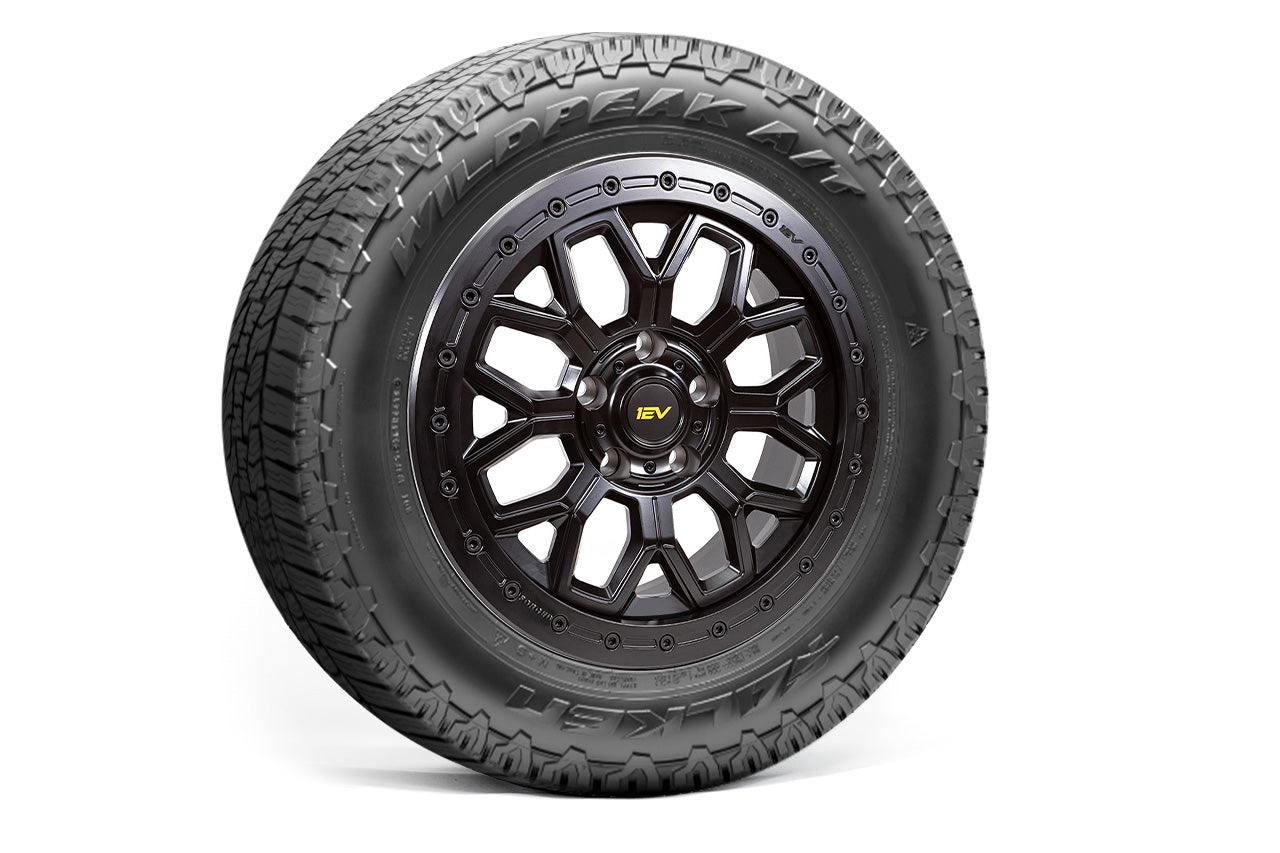 Team 1EV R80B Rmaxx Beadlock Off Road 20" Forged Wheel & Tire Package for Rivian R1T / R1S