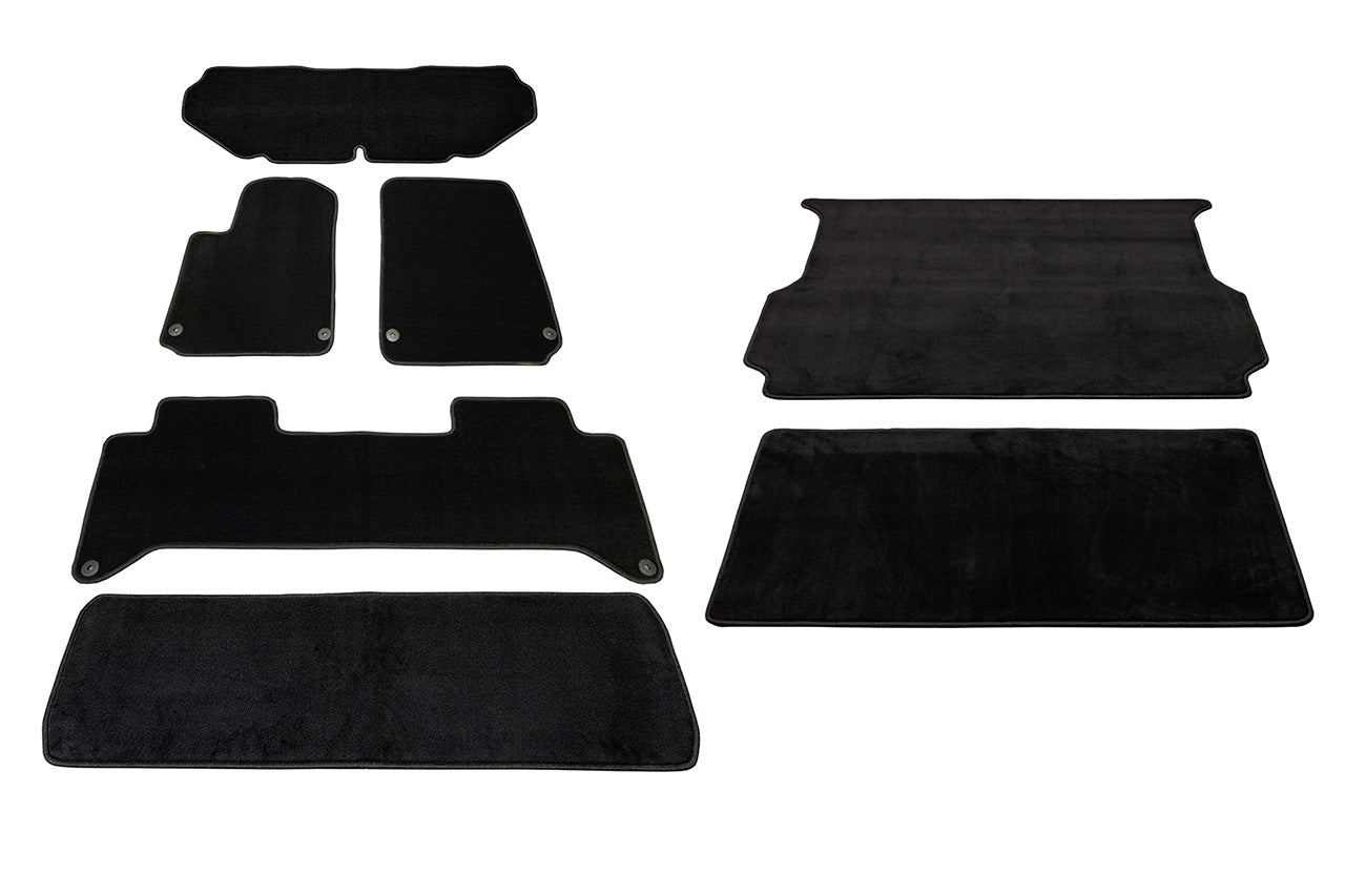 Team 1EV Precision Fitment Carpet Floor / Bed / Frunk Mats for Rivian R1T