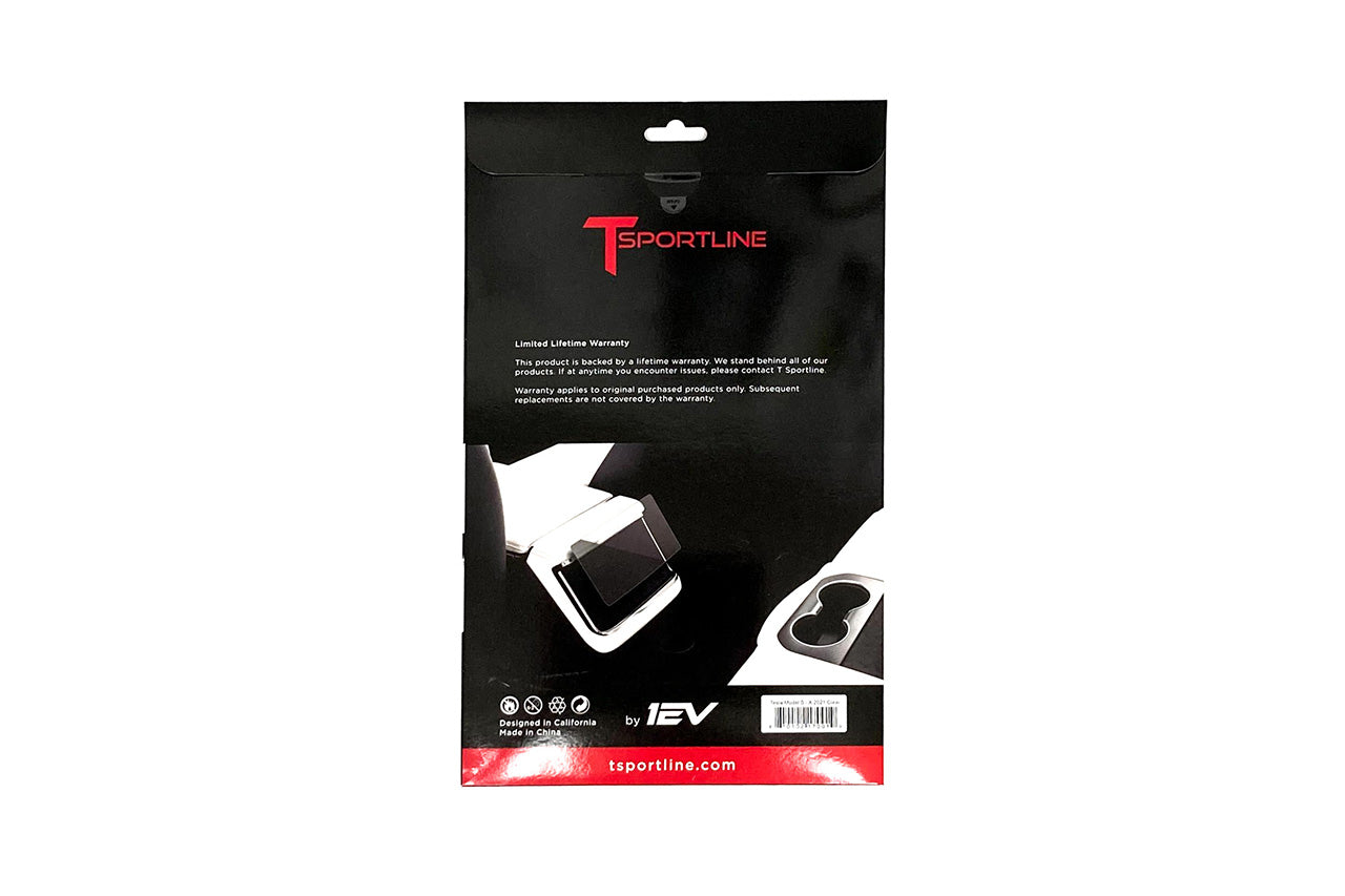 Tesla Model S / X Center & Rear Dash Touchscreen Protector Covers - High Definition Clear Screen Shield
