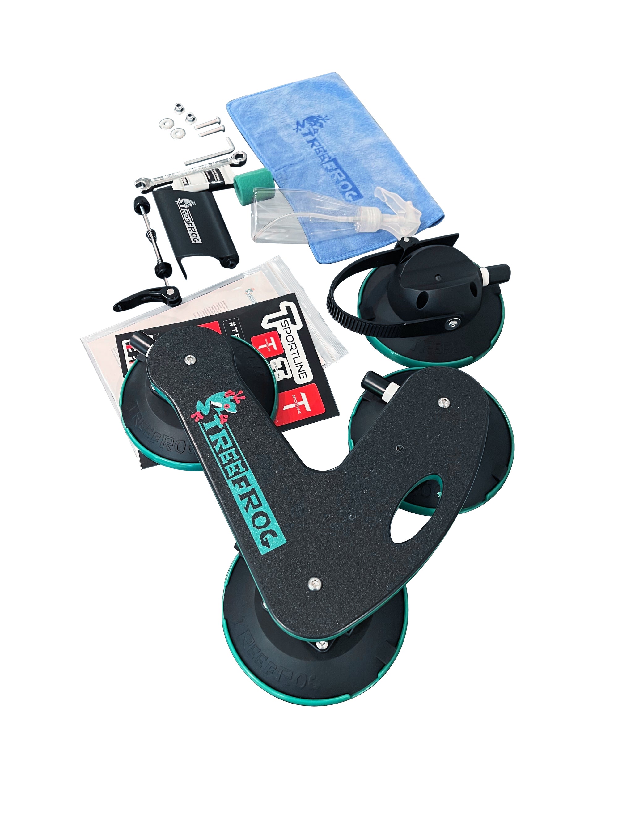 TreeFrog Pro 1 Vacuum Mounted Roof Mount Road & Mountain Bike Rack