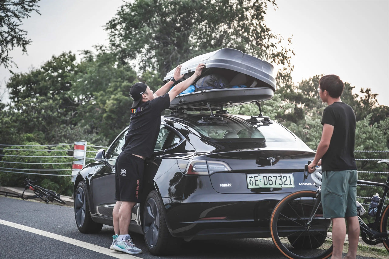 TreeFrog Pro Rack 22x Extended / Hatchback Vacuum Mounted Roof Cargo Box Attachment Kit