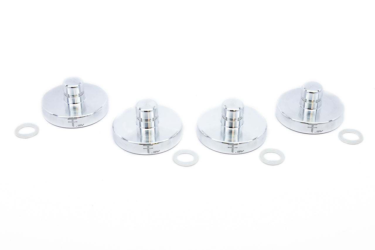 Ranger Series Billet Aluminum Tesla Lifting Jack Adapter Pad Pucks & Case