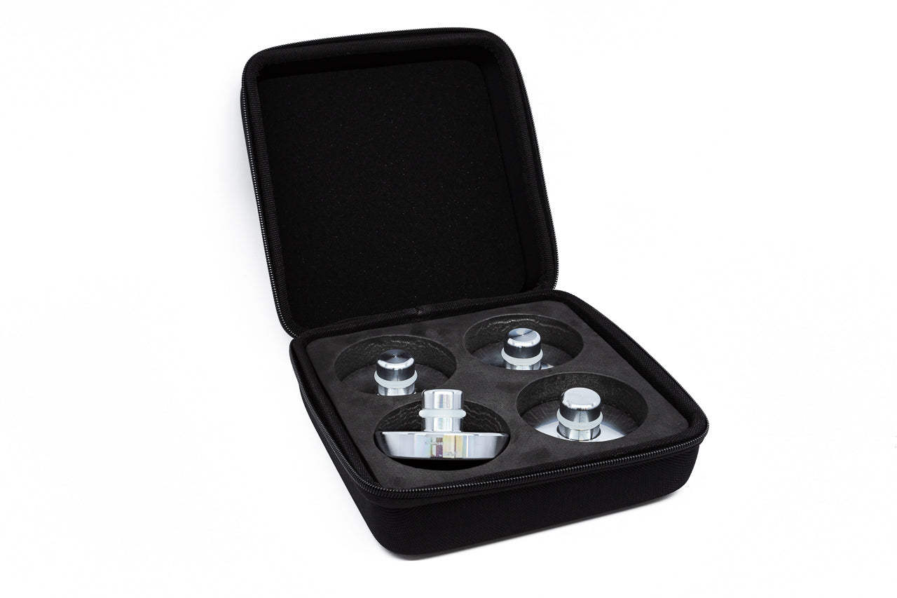 Ranger Series Billet Aluminum Tesla Lifting Jack Adapter Pad Pucks & Case