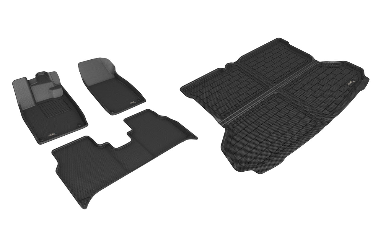 Volkswagen ID.4 MAXpider 3D Kagu All Weather Custom Fit Floor Liner Mats