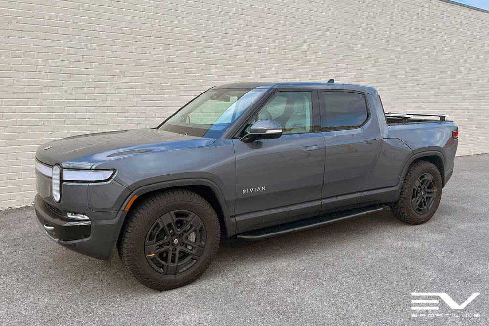 El Cap Granite Rivian R1T with Triple Square Running Boards - EV ...
