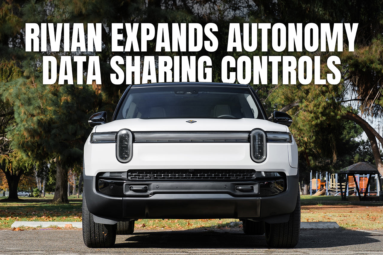 Rivian Expands Autonomy Data Sharing Controls